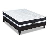 BELLECOUR LITERIE - Ensemble CHAMBORD 90x200 cm - Matelas Micro-ressorts + Sommier Bois G