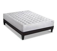 BELLECOUR LITERIE - Ensemble CHÂTELET 140x190 cm - Matelas Mémoire de forme + Sommier Bois G