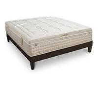 LITERIE - Ensemble EMPEREUR 90x200 cm - Matelas Mémoire de forme + Sommier Bois