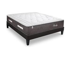 BELLECOUR LITERIE - Ensemble PRIVILEGE 200x220 cm - Matelas Ressorts ensachés + Sommier Bois G