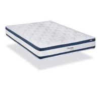 BELLECOUR Matelas Mémoire de Forme 140x200 2 Personnes, épaisseur 26 cm, Soutien Ferme, déhoussable et Made in France Literie - Modèle Chenonceau
