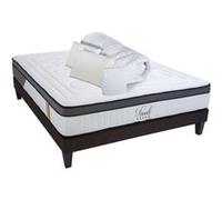 BELLECOUR LITERIE - Pack anti punaise TIVOLI 140x200 cm - Matelas + Sommier + Accessoires G