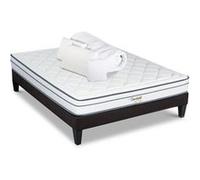 BELLECOUR LITERIE - Pack Prêt à dormir BARTOLDI 90x200 cm - Matelas Ressorts ensachés + Sommier + Accessoires G