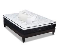 BELLECOUR LITERIE - Pack Prêt à dormir CELESTIN 2.0 140x200 cm - Matelas Mémoire de forme + Sommier + Accessoires G