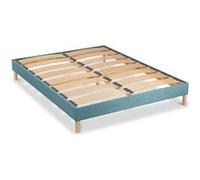BELLECOUR LITERIE - Sommier à lattes en bois LUMIERE 90x190 cm - Coloris Vert d'eau - Livré en kit Vert d'eau G