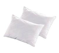 Bellecour - Lot de 2 oreillers alaska - fibres creuses polyester - mi-ferme - 50 x 70 cm Blanc G
