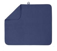 Bellemain Tapis à vaisselle XXL en microfibre super absorbant Bleu marine 40,6 x 45,7 cm
