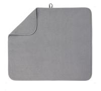 Bellemain Tapis de vaisselle XXL en microfibre, super absorbant (gris, 40,6 x 45,7 cm)