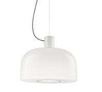 FLOS Suspension Bellhop Glass S2 Verre blanc HxØ 35.2x45 cm