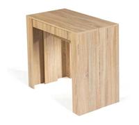 BELLI - Table console extensible effet bois - 3 m