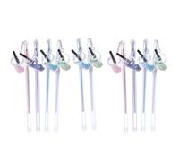 BELLIFFY 10pièces Stylos Gel Pailletés avec Pendentif Tasse de Lait Thé Stylos Créatifs Kawaii pour Étudiants Écriture Fluide sans Bavure Accessoires Couleur Aléatoire Plusieurs styles