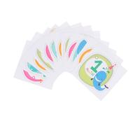 BELLIFFY 12 Pièces Autocollants Mensuels Fournitures Pour Nouveau-né Autocollant Du Mois Autocollant Par Numéros Autocollant De Croissance De Bébé Décor Colorful Plaques De Cuivre Stickers