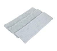 BELLIFFY 3pcs Coussinets en Microfibre pour Serpillière, Lavables et Réutilisables, Nettoyage Humide et Sec, Couleur Vert Clair, Remplacement pour Sols