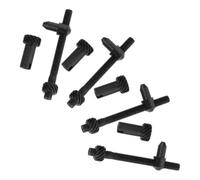 BELLIFFY 4 Ensembles Tendeur de Chaîne de Tronçonneuse en Acier à Outils, Vis de Réglage pour Modèles 45cc 52cc 58cc, Installation Rapide et Précision pour Travaux de Coupe