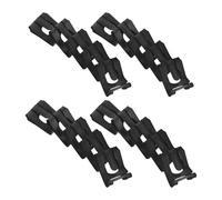 BELLIFFY Circlip M6 pour vérin à gaz, clips de remplacement pour chaise de bureau, 30 pièces, acier à ressort 65Mn noir, protection renforcée, usage commercial et maison