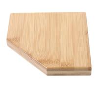 BELLIFFY Étagère Murale D’Angle en Bambou, Rangement Décoratif Mural | Design Mural Gain de Place, Support D’organisation Simple, Couleur Naturelle, pour Maison et Salle