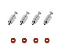 BELLIFFY Kit Soupapes à Pointeau en Métal pour Moteur de Tondeuse, 1 Set Adapté pour Entretien Précis du Carburateur de Tondeuse
