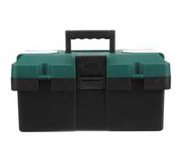 BELLIFFY Mallette à Outils Boîte de Rangement en Plastique Portable, Noire | Grosse Capacité, Format 14 Pouces, Usage Électrique et Mobile, Organiseur Pratique pour Essentiels
