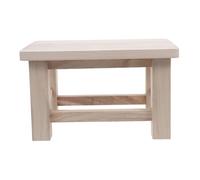 BELLIFFY Petit Tabouret Bois Naturel pour Garçon et Filles, Tabouret de Change Léger Surface Lisse, Maison Marchepieds Polyvalent
