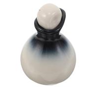 BELLIFFY Pot Diffuseur D’Huiles Essentielles en Céramique Bleu Dégradé Flacon Compte-Gouttes 30 Ml Contrôle Précis du Dosage pour Aromathérapie et Parfumerie Professionnelle