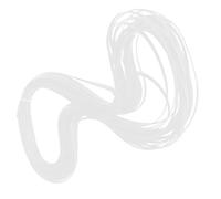 BELLIFFY Rotin Plastique PE Kit de Réparation pour Chaises et Canapés | Matériau de Tissage Blanc, Usage Bricolage pour Mobilier, Rouleau Pratique, Solidité Solide