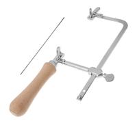 BELLIFFY Scie à Bijoux Réglable Cadre Bois avec Lames de Rechange Outil Manuel pour Fabrication de Bijoux Scie à Métaux Professionnelle pour Découpe Précise Plusieurs styles