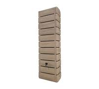 BELLIJARDIN 0219-1 Récupérateur à Eau Wood Bois Clair 300L + Kit raccord chéneau Inclus, 185