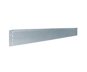 bellissa 5 pièce Bordure de Jardin & pelouse en métal - 99680 - tôle en Acier galvanisé, argenté - 118 x 12,5 cm, Longueur d'utilisation 5,75 m - avec méthode d'assemblage brevetée