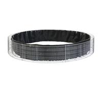 bellissa Parterre surélevé Rond en Gabion - 95568 - jardinière Ronde en Cage à Pierre - kit de Construction, Film de séparation Inclus - diamètre 240/220 cm, Hauteur 40 cm