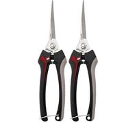 Bellota 3629 INOXGR25MB - Sécateurs de Récolte de Fruits, Outil d'Agriculture et de Jardinage, avec Manche Bi-matière et Longues Lames en Acier Inoxydable (Lot de 2)