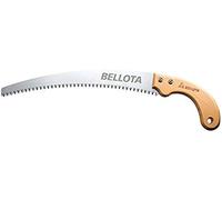 Bellota 4587-11 - Scie d'Elagage à Dents Japonaises - Lame Incurvée et Manche en bois avec Protège-main - Comprend un Etui Renforcé