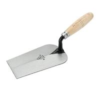 Bellota 5843-A - Truelle Forgée Andalouse avec Manche en Bois de Hêtre pour Travaux de Maçonnerie et de Carrelage, Dimensions 100 x 110 x 310 mm