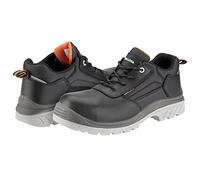 Bellota 72308NJS342 Chaussure de sécurité Comp+ Noir S3 Homme et Femme Taille 42 en Cuir Hydrofugé Lisse, Rembourrée et avec Zones Renforcées Anti-Abrasion