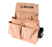 BELLOTA bellota Ceinture porte-outils, cuir, 4 poches Quantité:1