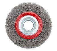 Bellota - Brosse industrielle circulaire en inox. Fil de fer ondulé