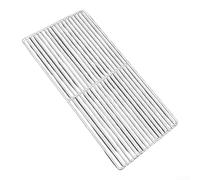 Belnotelt Grille de refroidissement en acier inoxydable pour cuisine avec résistance aux hautes températures et hygiénique polie sans revêtement (20 x 40 cm)
