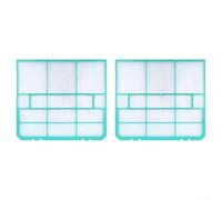 Belnotelt Lot de 2 filtres pour climatiseur Hisense & Huabao, filtre à poussière à suspendre pour sortie d'air, installation en maille plastique (29 x 26 cm)