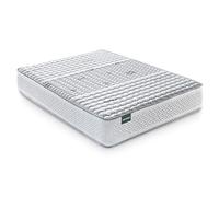 beloBed Matelas 180x200 cm Épaisseur 28 cm Mousse à Mémoire Haut Confort Ferme Moyenne Multicouche Respirant Noyau en Mousse HR Double Face Réversible Hiver Été AirLuxe Gris Clair