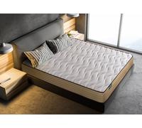 beloBed PureCloud - Matelas 140x190 cm,epaisseur 20 cm,avec mousse à mémoire de forme,fermeté moyenne,Noyau en mousse HR