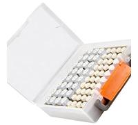 BELOWSYALER Boîte de rangement de batterie de bonne capacité pouvant contenir 72 piles, parfaite pour la maison, le travail ou les voyages, facile à ranger, boîte de rangement robuste