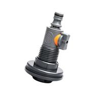 BELOWSYALER Connecteur de liquide de jardin personnalisé avec levier de contrôle sans effort pour un réglage simple du robinet de tambour de pluie