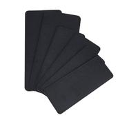 BELOWSYALER Lot de 6 coussinets arrondis en feutre pour sac à main, sacs fourre-tout et transport quotidien, Noir