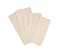 BELOWSYALER Lot de 6 coussinets arrondis en feutre pour sac à main, sacs fourre-tout et transport quotidien, beige