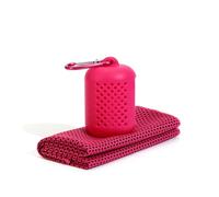 BELOWSYALER Serviette de refroidissement pour les entraînements, les voyages, les sports de plein air, les voyages, la serviette à séchage rapide avec boîte en silicone