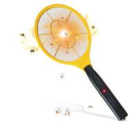 BELREZ Piège à mouches électrique - Zapper électronique avec couche de filet de protection - Raquette anti-moustiques et insectes - Tapette à mouches électrique - Raquette tueuse pratique pour