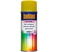belton SpectRAL RAL 1021 Spray de peinture jaune colza brillant 400 ml - Qualité professionnelle