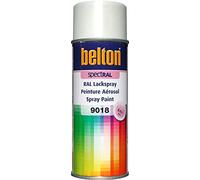 belton SpectRAL RAL 9018 Spray de peinture blanc papyrus brillant 400 ml - Qualité professionnelle