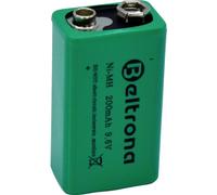 Beltrona BELNIMH9.6200 Pile rechargeable 6LR61 (9V) NiMH 200 mAh 9 V 1 pc(s)