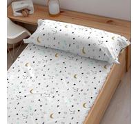 Belum Dayton Drap-Housse 100% Coton peigné 100% Coton peigné pour lit de 105 cm