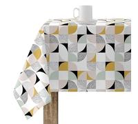 BELUM Nappe en résine 100% Coton Biologique XL | Nappe en résine Anti-Taches | Grande Nappe pour Table rectangulaire (100 x 250)